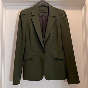 Zara green blazer, size S